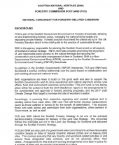 Joint Working Agreement with NatureScot (formally SNH)